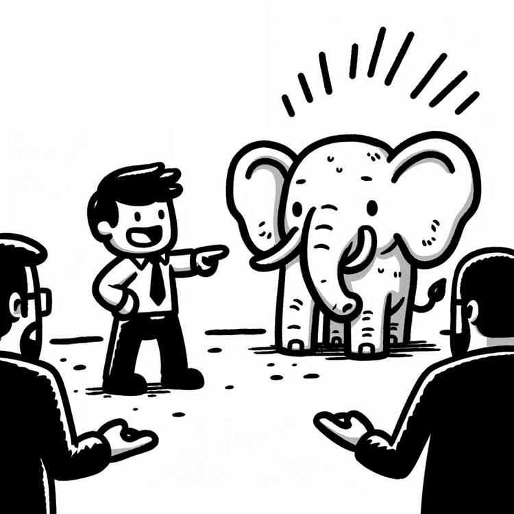 Pointing out the elephant in the room